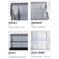 Aquarium Drip Filter Box Drawer-Style Top Filter for Fish and Turtle Tanks