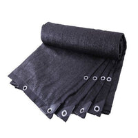 Black Sun Shade Net with Grommets for Patio Garden Roof Balcony