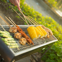 Rectangular BBQ Grill Grate for Outdoor Grilling