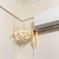 Artificial Orchid Pipe Decor for Air Conditioner, Gas, and Drain Pipes - Wall Cover Up
