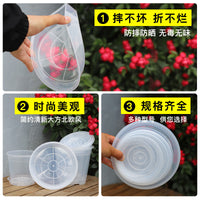 Thickened Round Lotus Edge Resin Plant Pot Saucer Drip Tray for Home Use