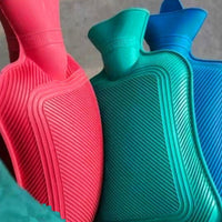 Vintage Twill Hot Water Bottle for Home Use, Foot Warmer, 2L Capacity