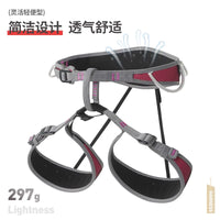 Lightweight Half Body Climbing Harness for Outdoor Rock Climbing and Rappelling