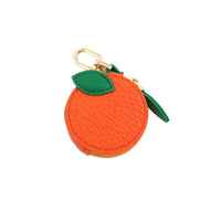 Creative Fruit-Shaped PU Mini Coin Purse with Keychain