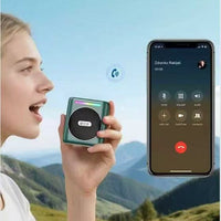 Portable Bluetooth Speaker with Bass, Metal Mini Wireless Speaker for Outdoor and Indoor Use