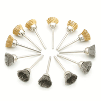 36-Piece Rotary Tool Wire Brush Set for Polishing and Rust Removal