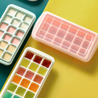 18-Grid Japanese-Style Ice Cube Tray for Coffee & Bar, DIY Creative Kitchen Ice Maker