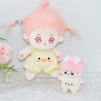 Doll Clothes for 10cm/20cm Cotton Dolls, Cute Romper Jumpsuit Outfit