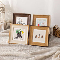 Nordic Minimalist Square Photo Frame for Wall Mounting - Various Sizes