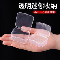 DIY Bead Storage Box with Small Compartments, Portable Transparent Plastic Organizer for Craft Parts