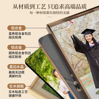 Graduation Photo Frame Crystal Display for Desktop, Wedding, Family Photos