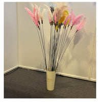Extra Long Ostrich Feather Cat Teaser Wand with Bell and Silvervine