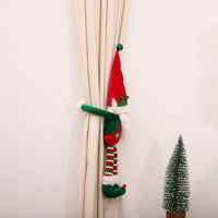 Christmas Elf Doll Curtain Tie-Backs for Holiday Decor