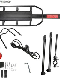 Quick Release Bicycle Rear Rack with Optional Basket for Mountain Bikes