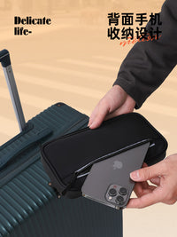RFID Blocking Travel Passport Holder Wallet with Large Capacity for Tickets and Documents