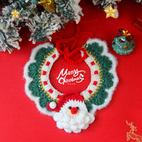 Christmas Pet Scarf Collar Knitted Bib for Cats and Dogs