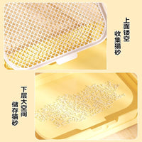 Double-Layer Cat Litter Mat with Anti-Tracking and Splash-Proof Design