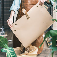 PU Leather Gardening Mat for Repotting Plants, Foldable Waterproof Potting Tarp for Succulents and Indoor Plants