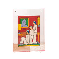 Acrylic Transparent Photo Frame for A4 Posters and Pictures, Wall Mount or Tabletop Display