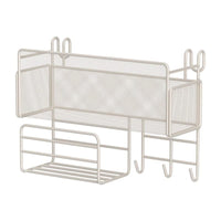 Bedside Storage Basket with Tissue Box Holder for Dorm Room Bunk Beds