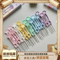 Perler Bead Pen Set with Single/Double Needles and Scoop for DIY Craft