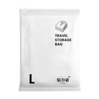 Hand-Roll Vacuum Compression Bags for Travel Clothes Storage, No Pump Needed