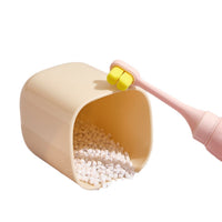 Portable Travel Toothbrush and Mouthwash Cup Set for Family Trips
