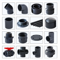 UPVC Water Pipe Fittings - Elbow, Tee, Straight Connector, Flange for Industrial Water Supply