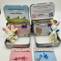 Bunny Easter Plush in Pocket Toy Set