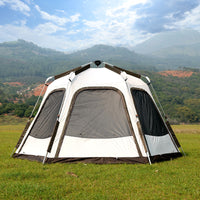 Alltel Outdoor Camping Yurt Circus Tent Automatic Rainproof 4-Season Thickened Hemisphere Tent