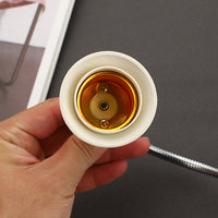 E27 Screw-in Lamp Holder with Switch Plug Adapter