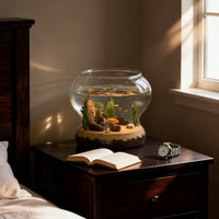 Desktop Ecological Fish Tank for Goldfish and Aquatic Plants