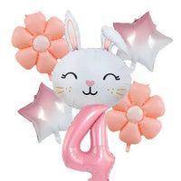 Easter Balloon Set with Rabbit and Chick Designs for Party Decoration