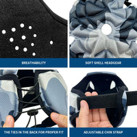 Sports Goalkeeper Helmet Rugby Headguard Padded Head Protector for Training and Impact Protection