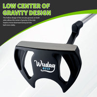 JTS Zinc-Aluminum Alloy Right-Handed Golf Mallet Putter