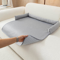 Cooling Ice Silk Pet Bed Mat for Cats and Dogs, Summer Breathable Sofa Cushion