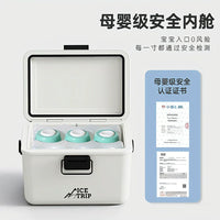 Portable Insulated Cooler Bag for Breast Milk, Food, and Medication with Ice Packs