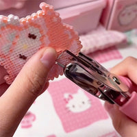Perler Bead Keychain Hole Punch Tool for DIY Craft Accessories