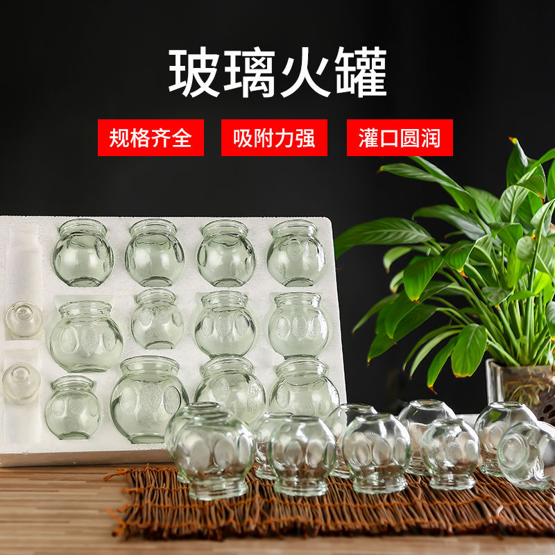 Vacuum Cupping Therapy Set Glass Cups for Home Use