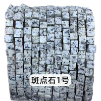 Natural Stone Square Cube Loose Beads for DIY Jewelry Making, 6x6mm
