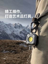 Portable Rechargeable Camping Tent Light with Hanging Hook, Mini Outdoor Ambient Lighting for Backpacking