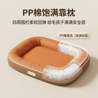 Waterproof Pet Bed for Small Dogs and Cats, Easy-Care Car Crate Mat, All-Season Use