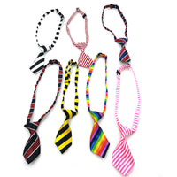 Pet Striped Tie Collar Accessory for Cats and Dogs