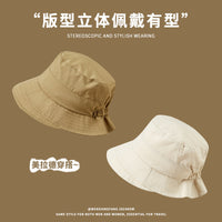 Japanese Style Quick-Dry Bucket Hat for Women, Wide Brim Outdoor Sun Protection, Thin Packable Fisherman Cap