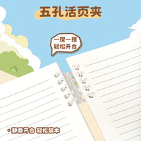 Cute Cartoon Loose-Leaf Spiral Notebook A5/B5 for Students and Office