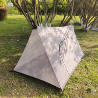 Portable Ultralight 2-Person Outdoor Camping Tent for Hiking and Survival, Quick Setup No-Pole Design