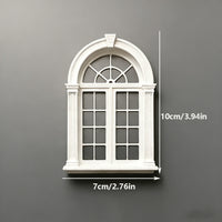 Gothic Architectural Window Model for Dollhouse & Diorama Decor