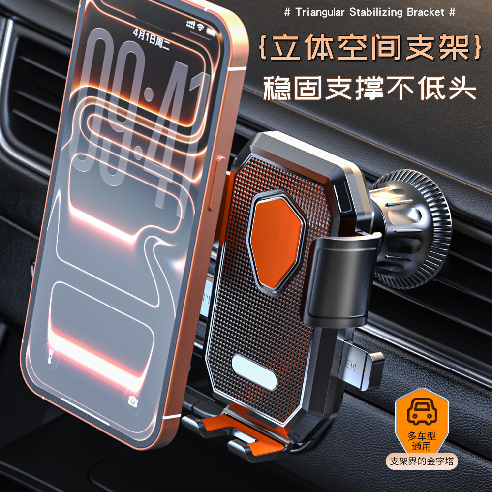 Car Phone Holder for Dashboard & Air Vent, Universal Mount for Navigation, Stable & Adjustable