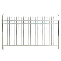 304 Stainless Steel Outdoor Fence for Gardens, Schools, and Electrical Substations