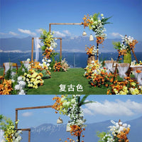 Rustic Wooden Arch for Weddings and Events, Square Frame